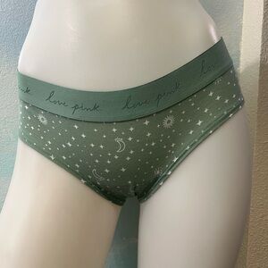 NWT PINK Green Astrological Hipster Panties